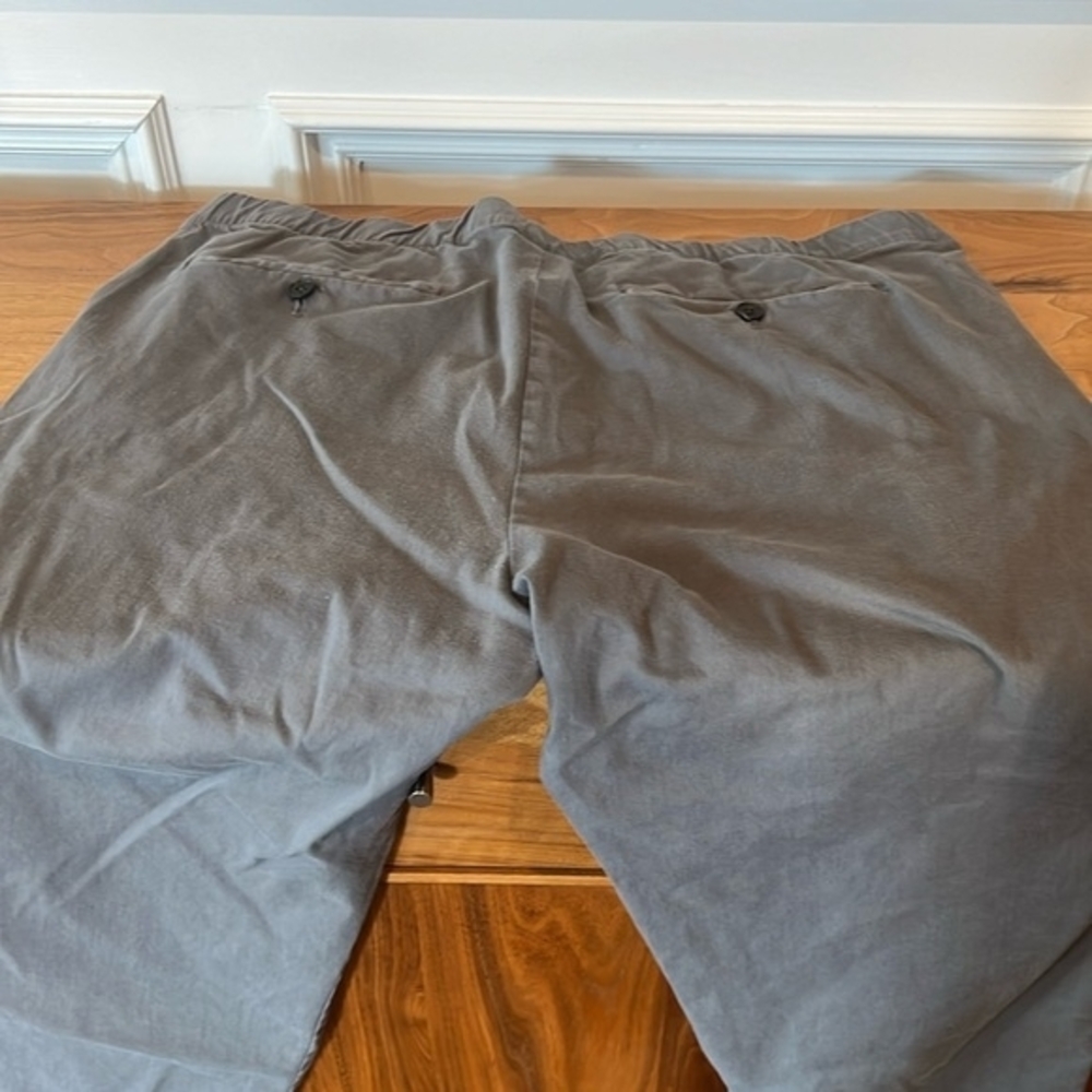 Bonobos The Off Duty Pant- Slate Gray - XL Waist - Short Inseam - Picture 8 of 10